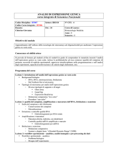 Analisi di espressione genica