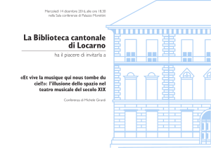 La Biblioteca cantonale di Locarno