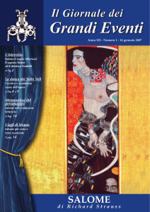 Salome - Il giornale dei Grandi Eventi