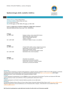 Epidemiologia delle malattie infettive