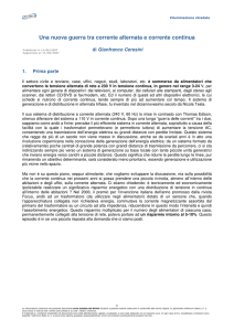 Una nuova guerra tra corrente alternata e corrente continua