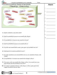 Calcola le probabilità con le caramelle