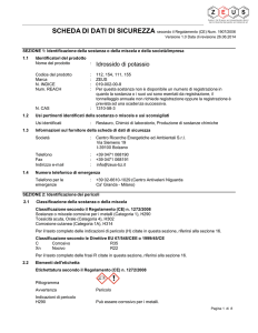: Idrossido di potassio - Restauro