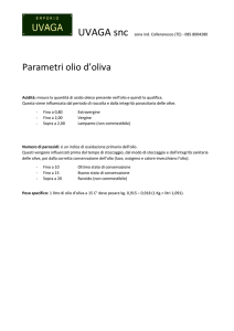 Parametri olio d`oliva