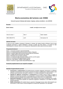 Storia economica del turismo