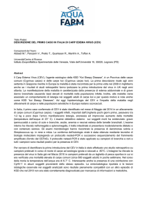 DESCRIZIONE DEL PRIMO CASO IN ITALIA DI CARP
