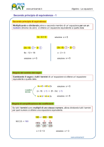 Secondo principio di equivalenza - 1