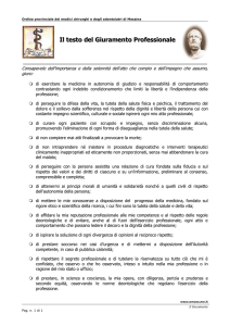 Giuramento Professionale - OMCeO-ME