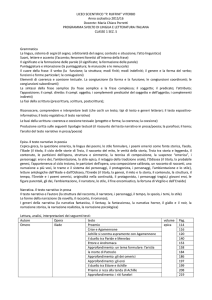 Italiano - Liceo Scientifico Statale Ruffini Viterbo
