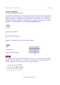 Campo magnetico - Matematicamente