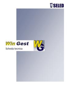 scheda tecnica WinGest