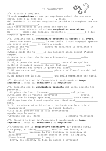 il congiuntivo - La Teca Didattica