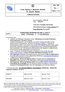 Comunicazione - Liceo "Zucchi"