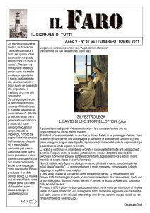 IL GIORNALE DI TUTTI SILVESTRO LEGA “ IL CANTO DI UNO