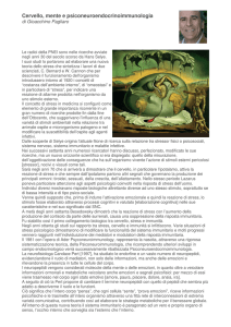 Cervello, mente e psiconeuroendocrinoimmunologia