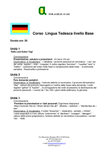 Corso Lingua Tedesca livello Base