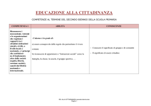 Ed. alla cittadinanza