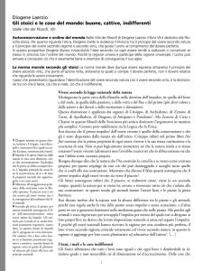 Gli stoici e le cose del mondo: buone, cattive, indifferenti