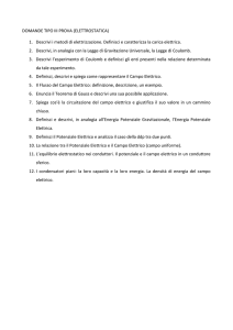 Domande III Prova (Elettrostatica)