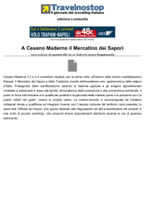 A Cesano Maderno il Mercatino dei Sapori