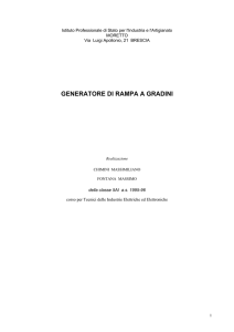 generatore di rampa a gradini