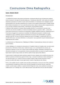 Costruzione Dima radiografica