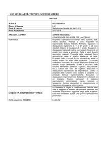 Logica e Comprensione verbale