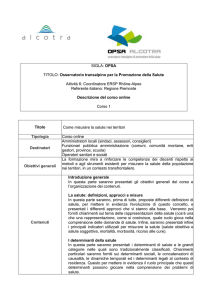 scarica descrizione del corso