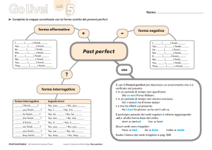 Unit 5 Grammar Past perfect practice