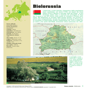 Bielorussia - Zanichelli online per la scuola