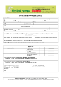 Scarica qui il modulo di partecipazione