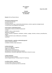 IPIA “di Miano” Napoli Classe II Sez. APM ITALIANO Programma
