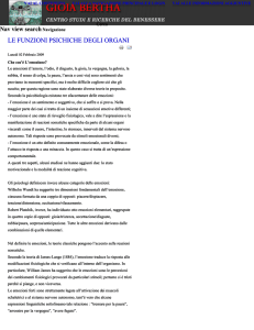 Cos`è l`emozione
