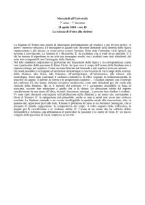 introduzione sindone