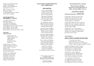 canti per la messa
