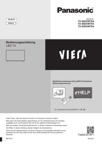 Bedienungsanleitung des Panasonic TX-50DXW784 - HIFI