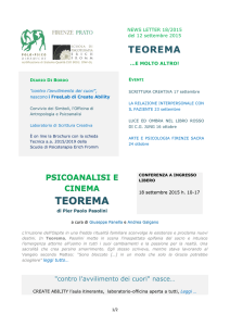 TEOREMA - POLO PSICODINAMICHE
