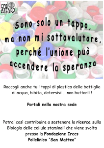 2011_Raccolta tappi plastica