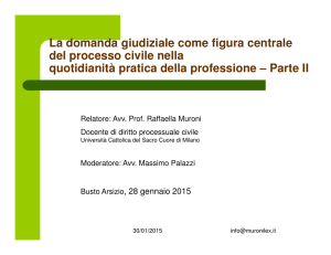 slide - Ordine Avvocati Busto Arsizio