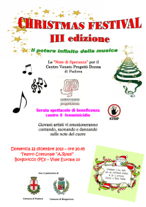 Serata spettacolo Serata spettacolo di beneficenza di beneficenza