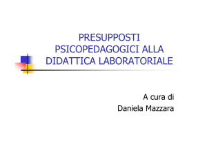 presupposti psicoped alla didattica