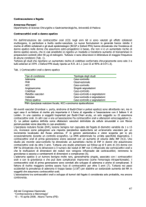 Contraccezione e fegato