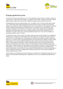 Energia geotermica junior