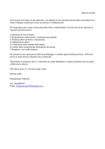 Spett.le azienda Invio questa mia lettera di presentazione
