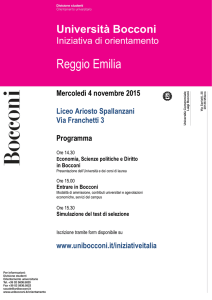 Bocconi 4 novembre 2015