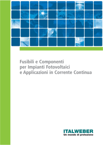 Fusibili e Componenti per Impianti Fotovoltaici e