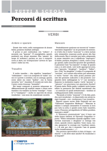 Percorsi di scrittura