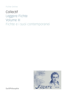 Leggere Fichte III