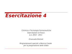 Esercitazione 4