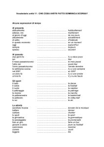 VOCABOLARIO UNITÀ 11 _versione 2009_. rev.CC.